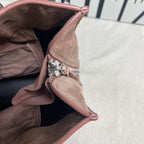 Balenciaga Alcantara Pink Shoulder Bag