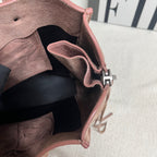 Balenciaga Alcantara Pink Shoulder Bag
