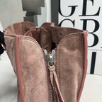 Balenciaga Alcantara Pink Shoulder Bag
