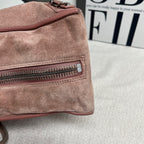 Balenciaga Alcantara Pink Shoulder Bag