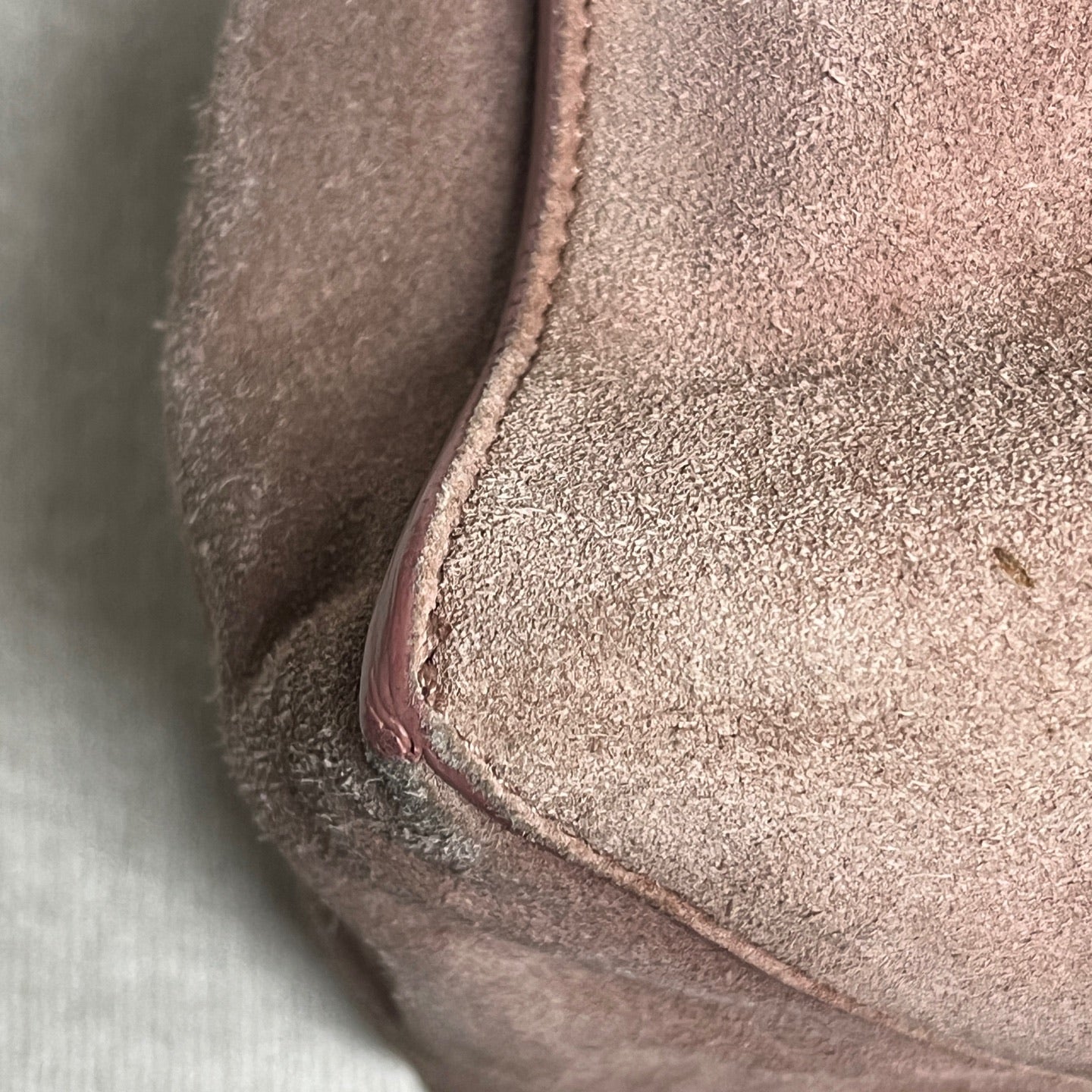 Balenciaga Alcantara Pink Shoulder Bag