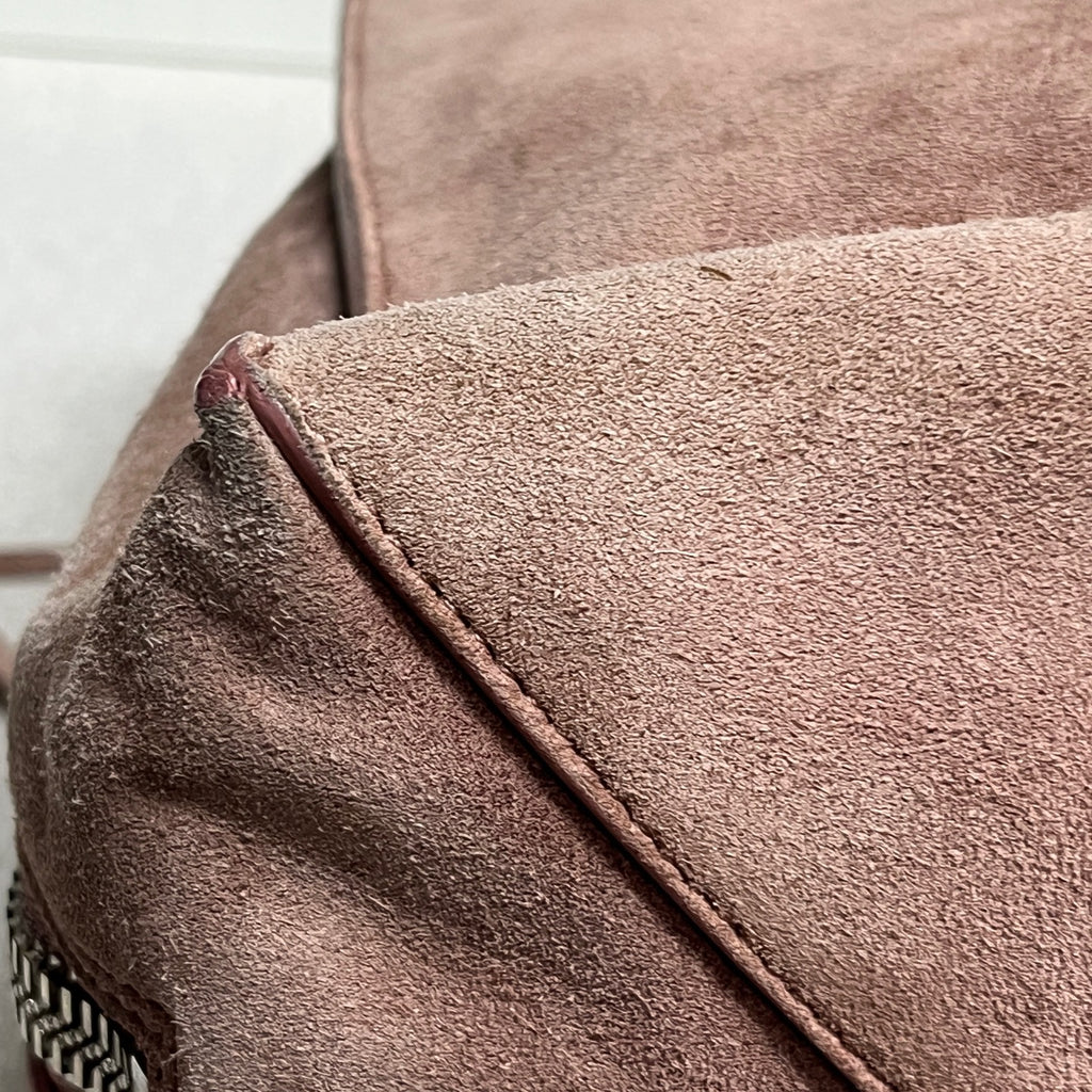 Balenciaga Alcantara Pink Shoulder Bag