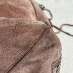 Balenciaga Alcantara Pink Shoulder Bag