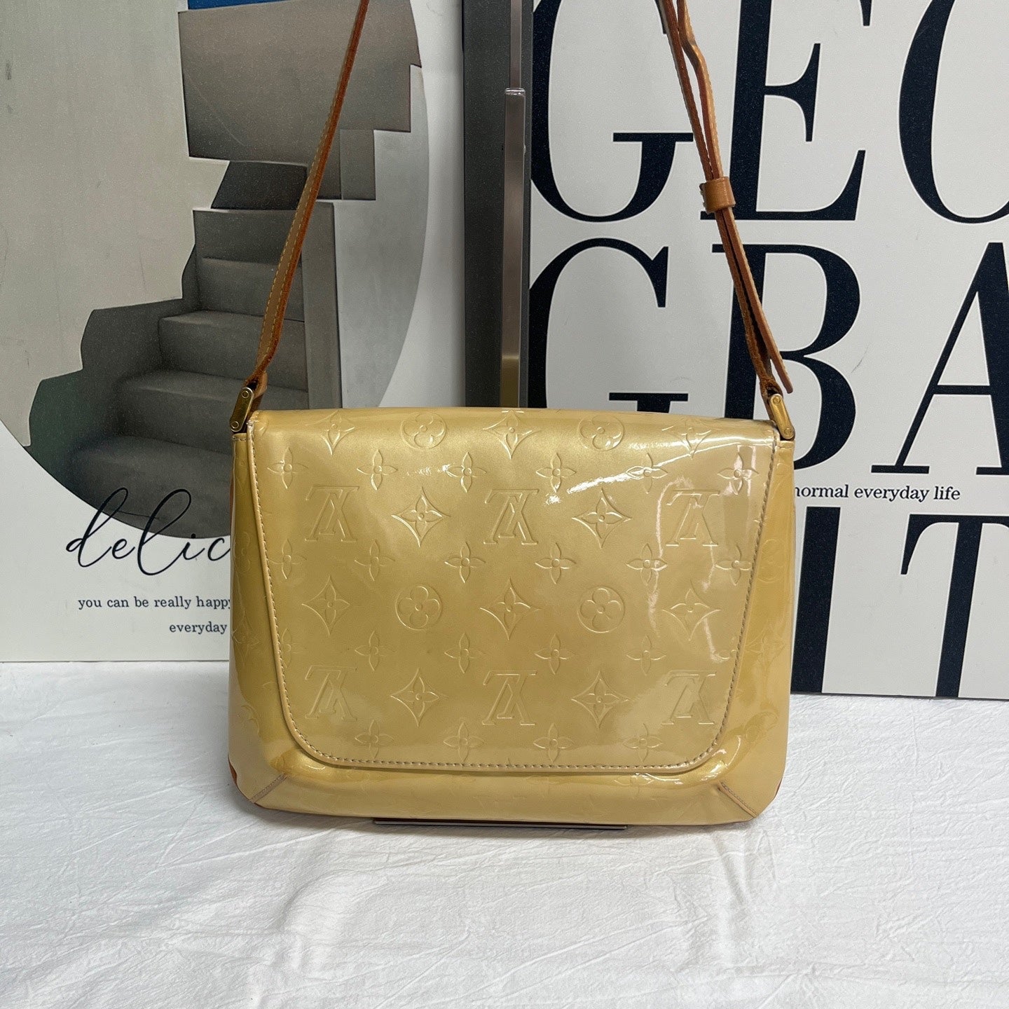 Louis Vuitton Gold Shoulder Bag