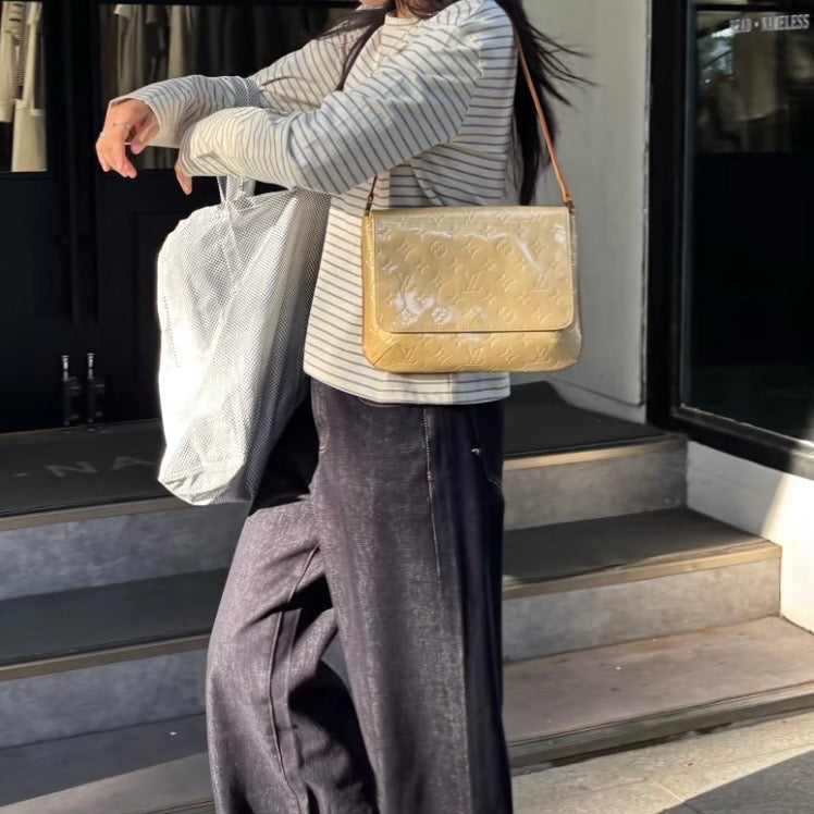 Louis Vuitton Gold Shoulder Bag