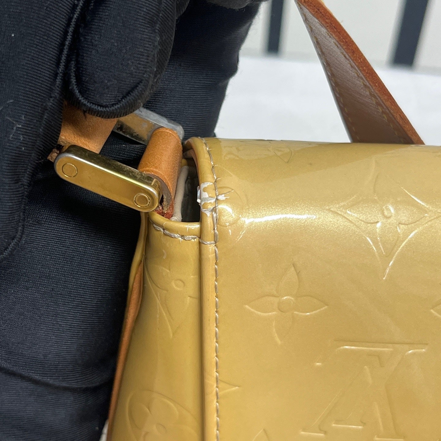 Louis Vuitton Gold Shoulder Bag