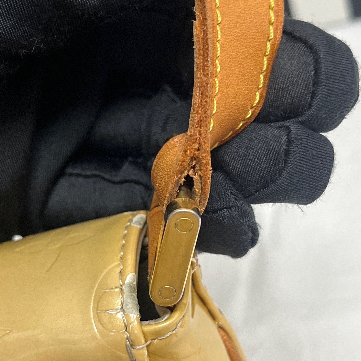 Louis Vuitton Gold Shoulder Bag