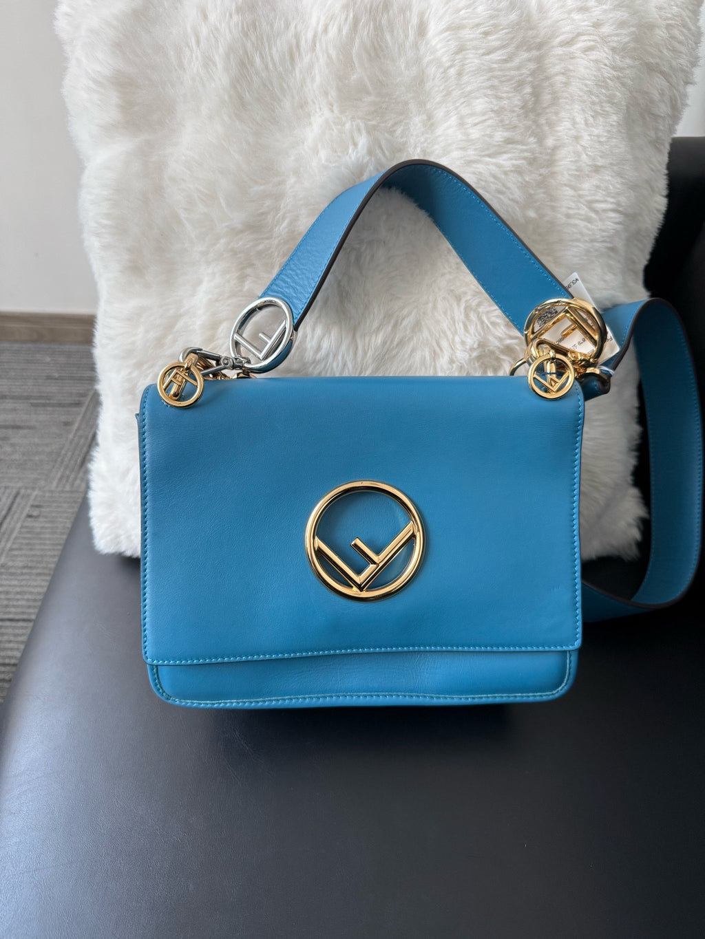 Fendi Blue Shoulder Bag