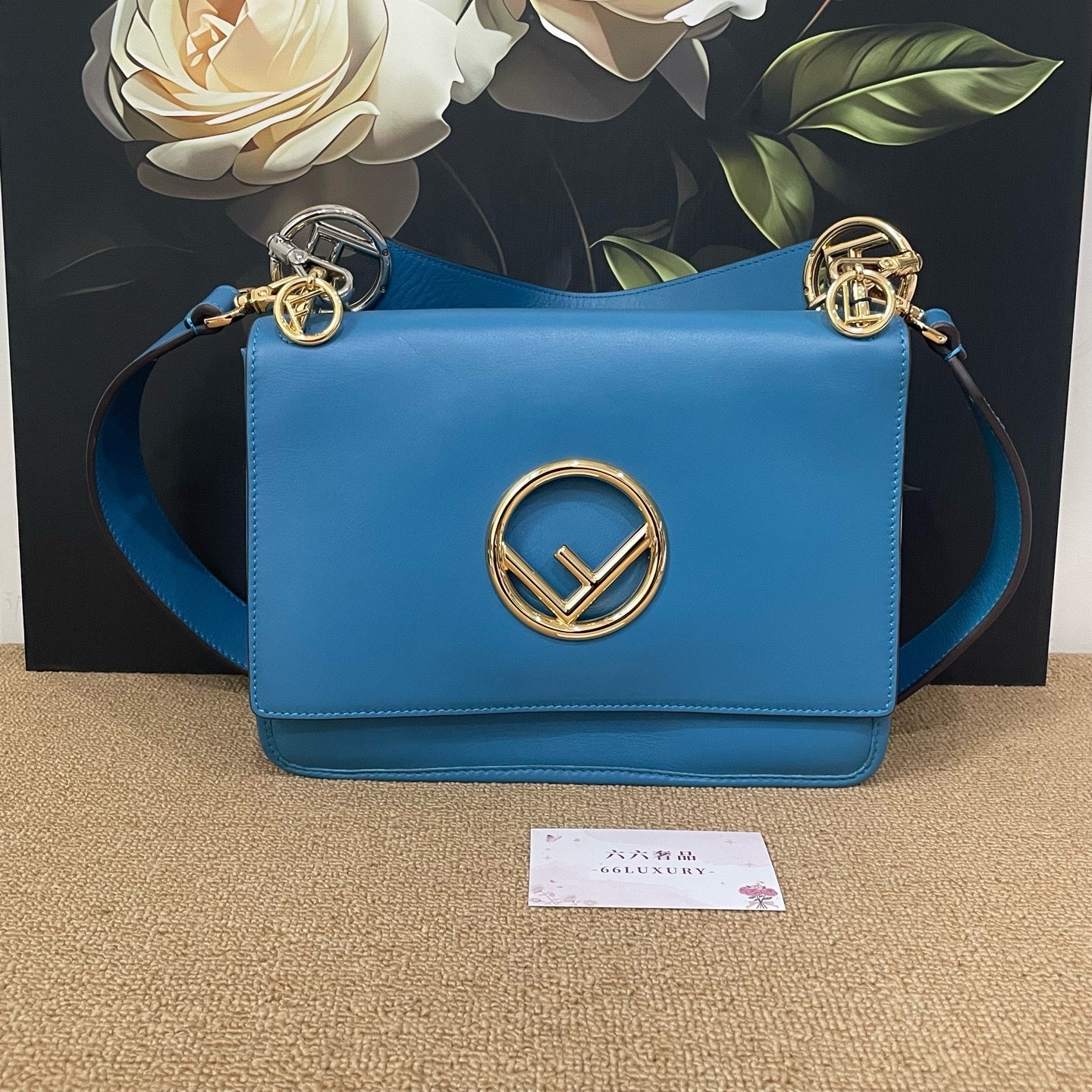 Fendi Blue Shoulder Bag
