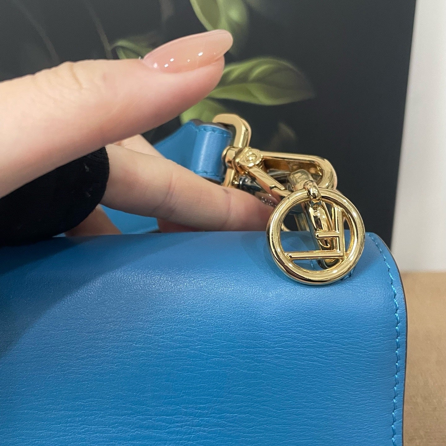 Fendi Blue Shoulder Bag