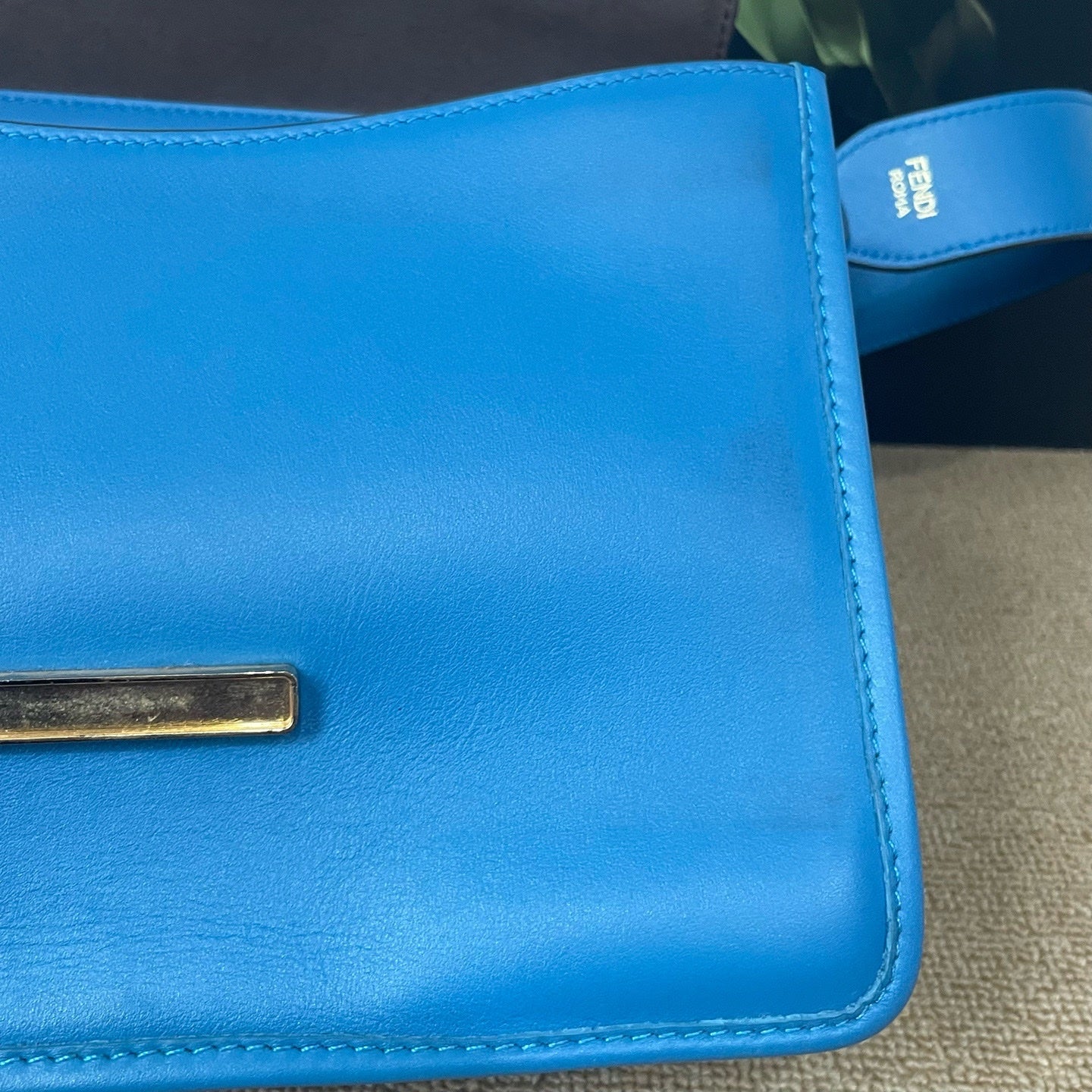 Fendi Blue Shoulder Bag
