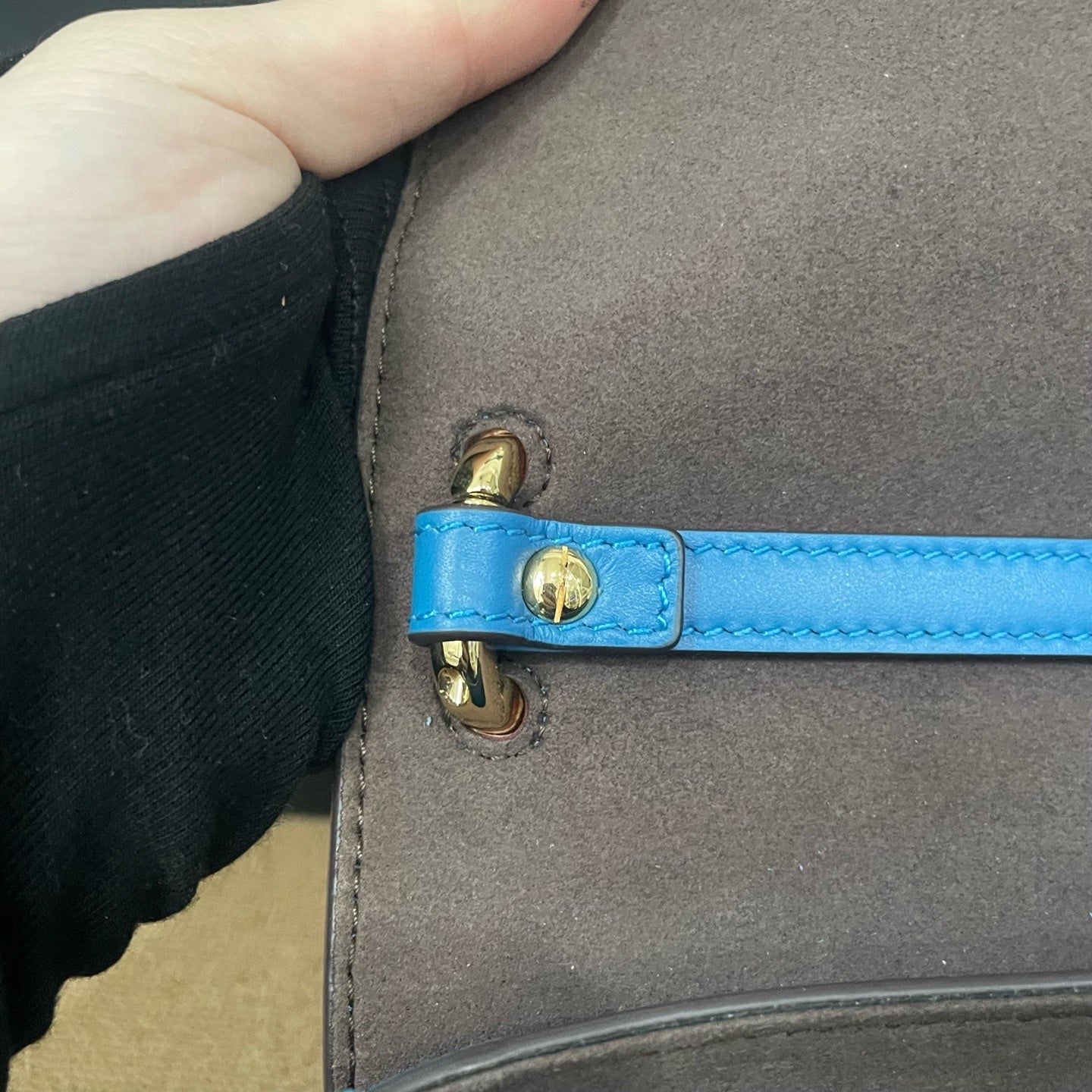 Fendi Blue Shoulder Bag