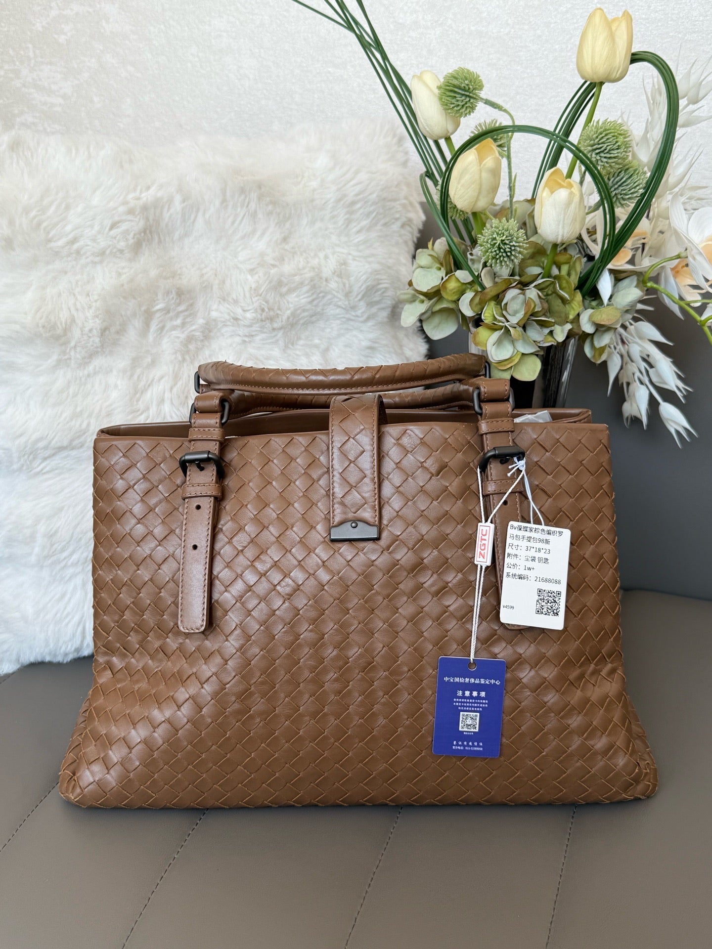 Bottega Veneta Brown Satchel