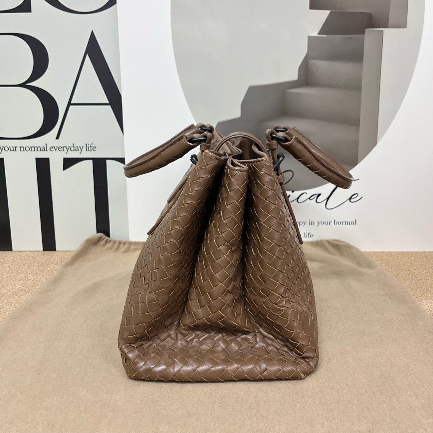Bottega Veneta Brown Satchel