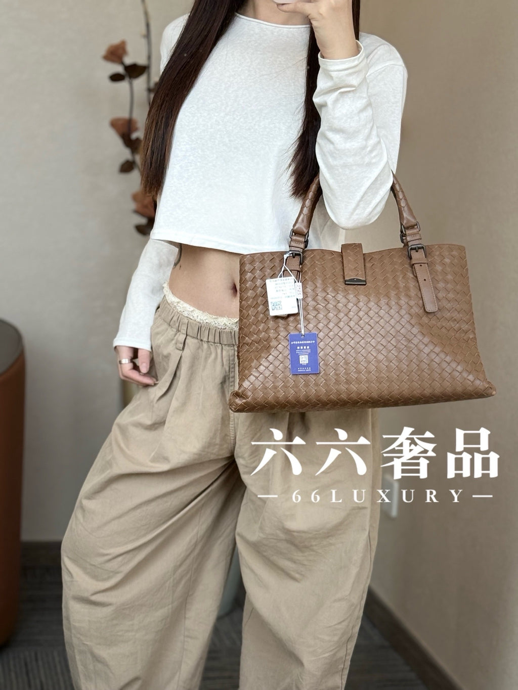 Bottega Veneta Brown Satchel