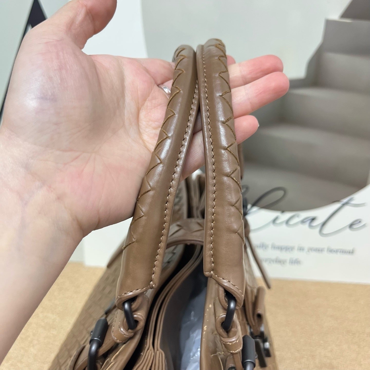 Bottega Veneta Brown Satchel