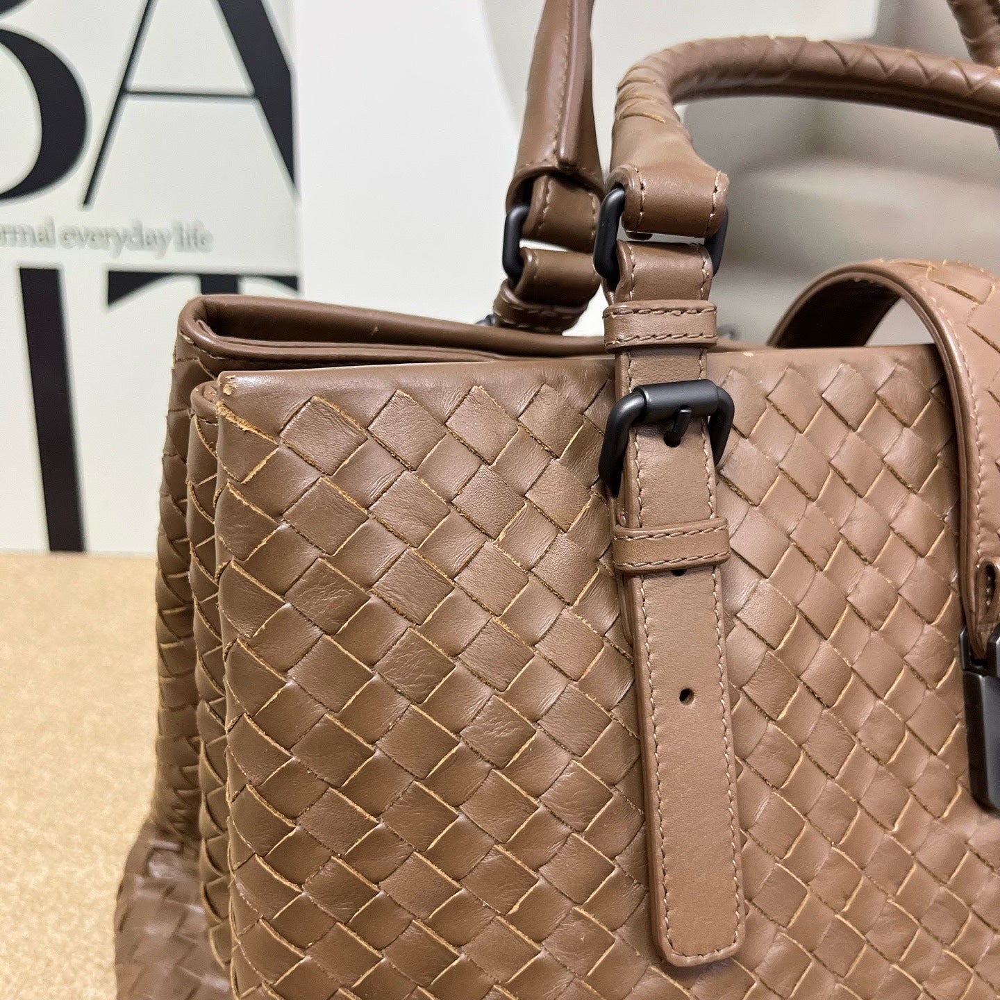 Bottega Veneta Brown Satchel