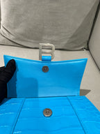 Balenciaga HOURGLASS Blue Crossbody 5928331LR6Y4624
