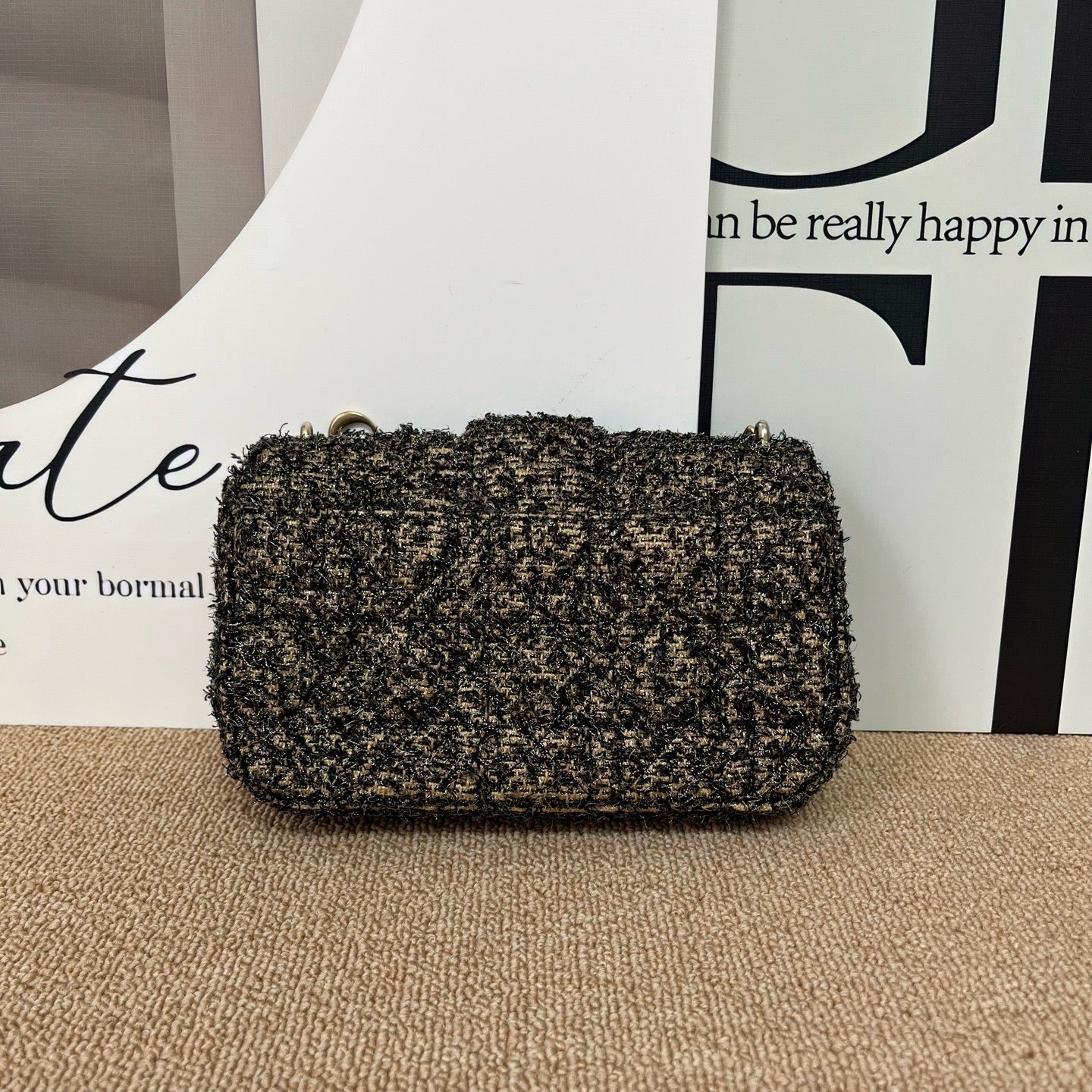 Dior Tweed Shoulder Bag