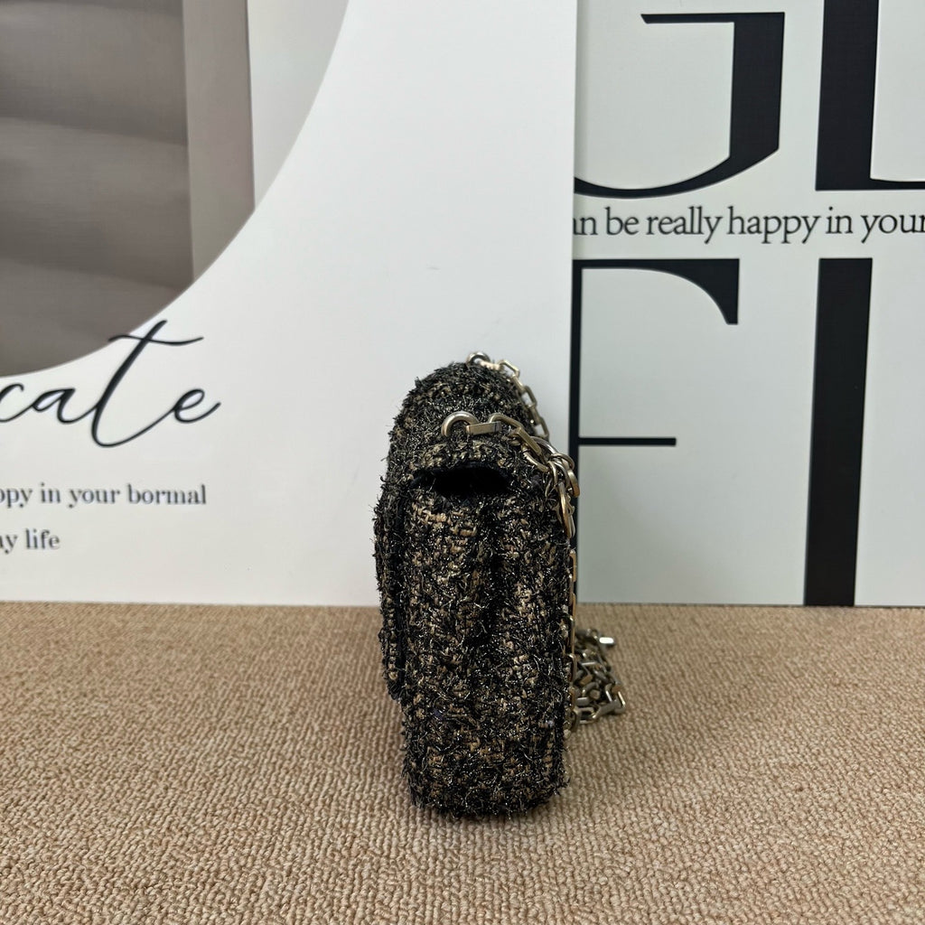 Dior Tweed Shoulder Bag