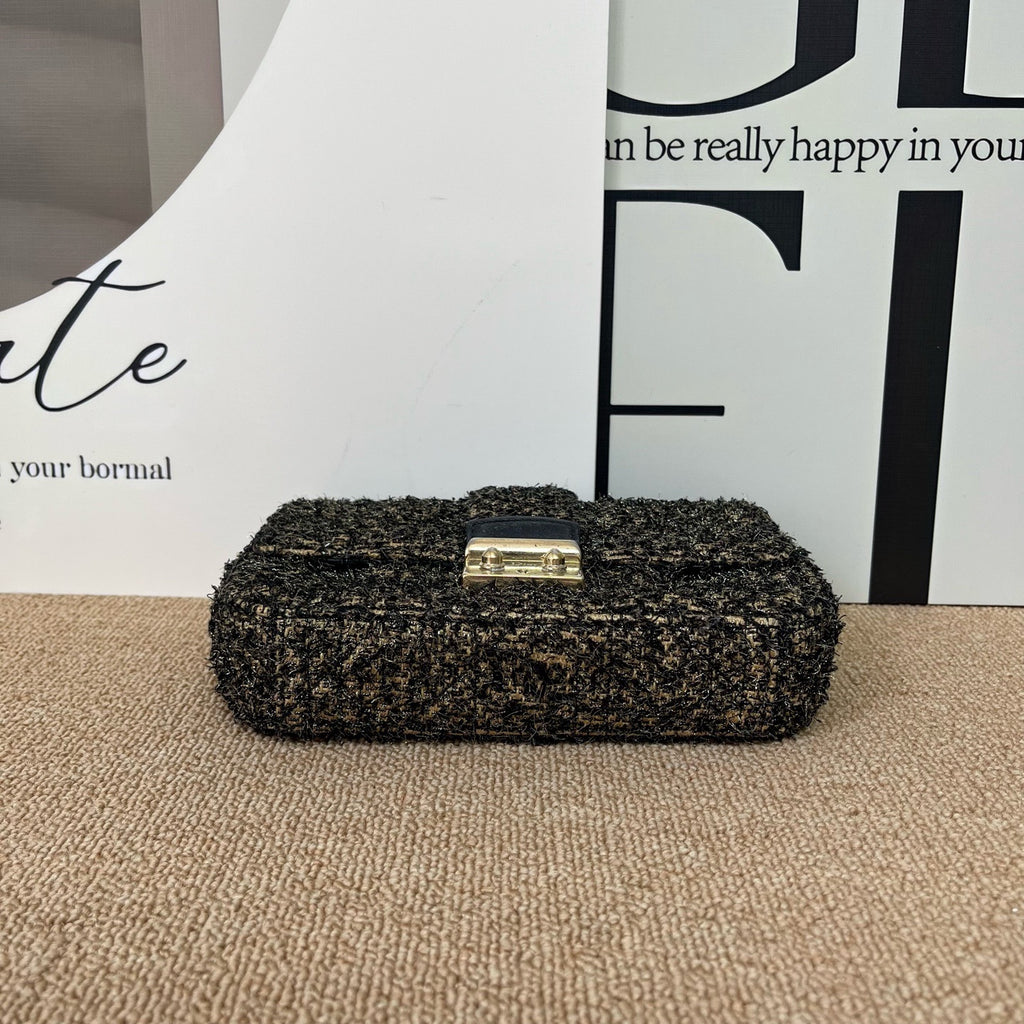 Dior Tweed Shoulder Bag