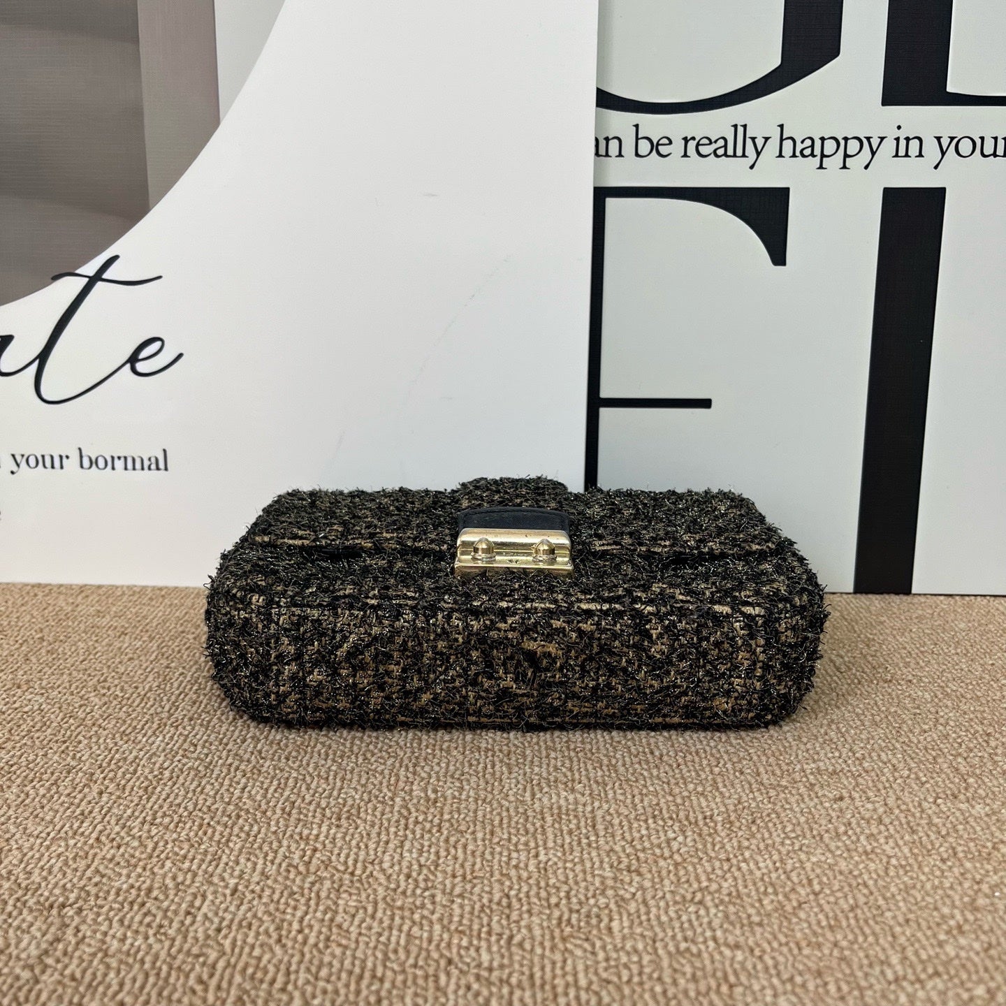 Dior Tweed Shoulder Bag