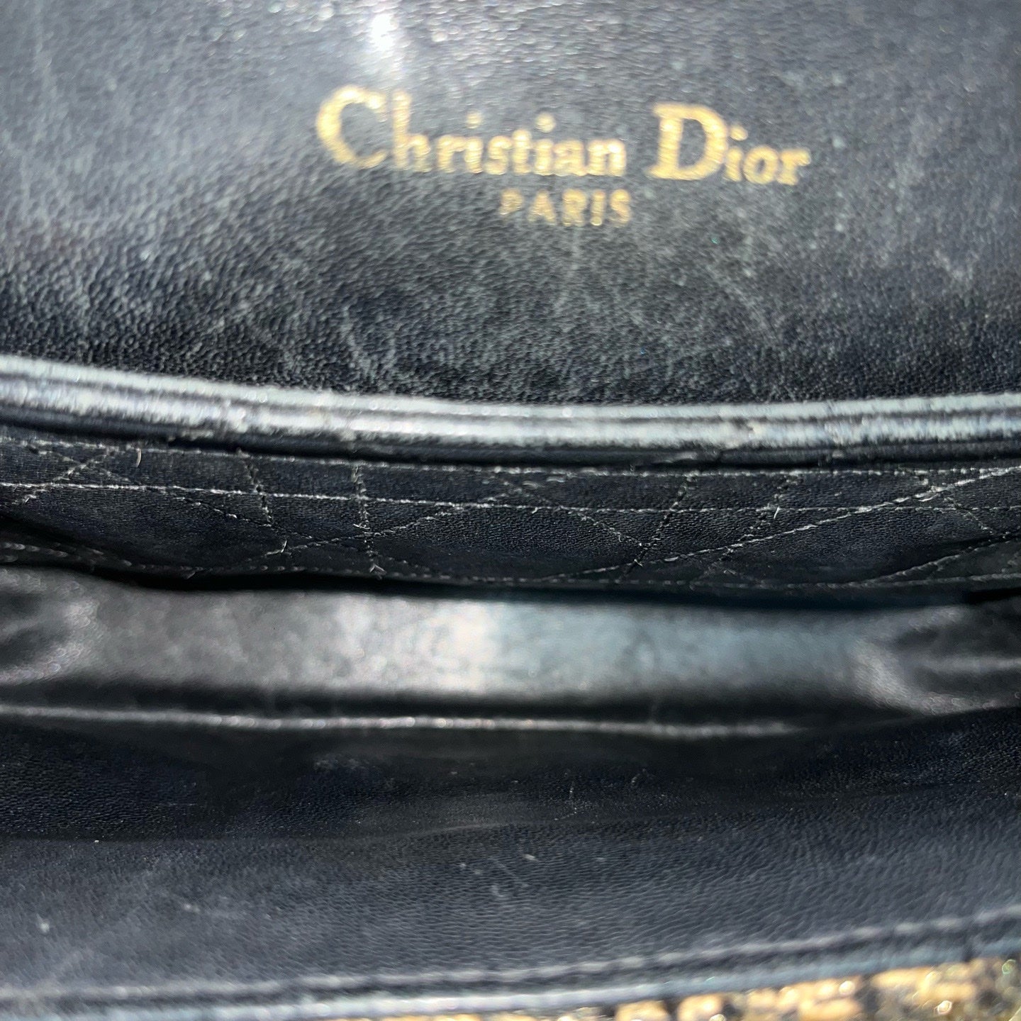 Dior Tweed Shoulder Bag