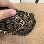 Dior Tweed Shoulder Bag
