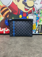 Louis Vuitton Blue Clutch