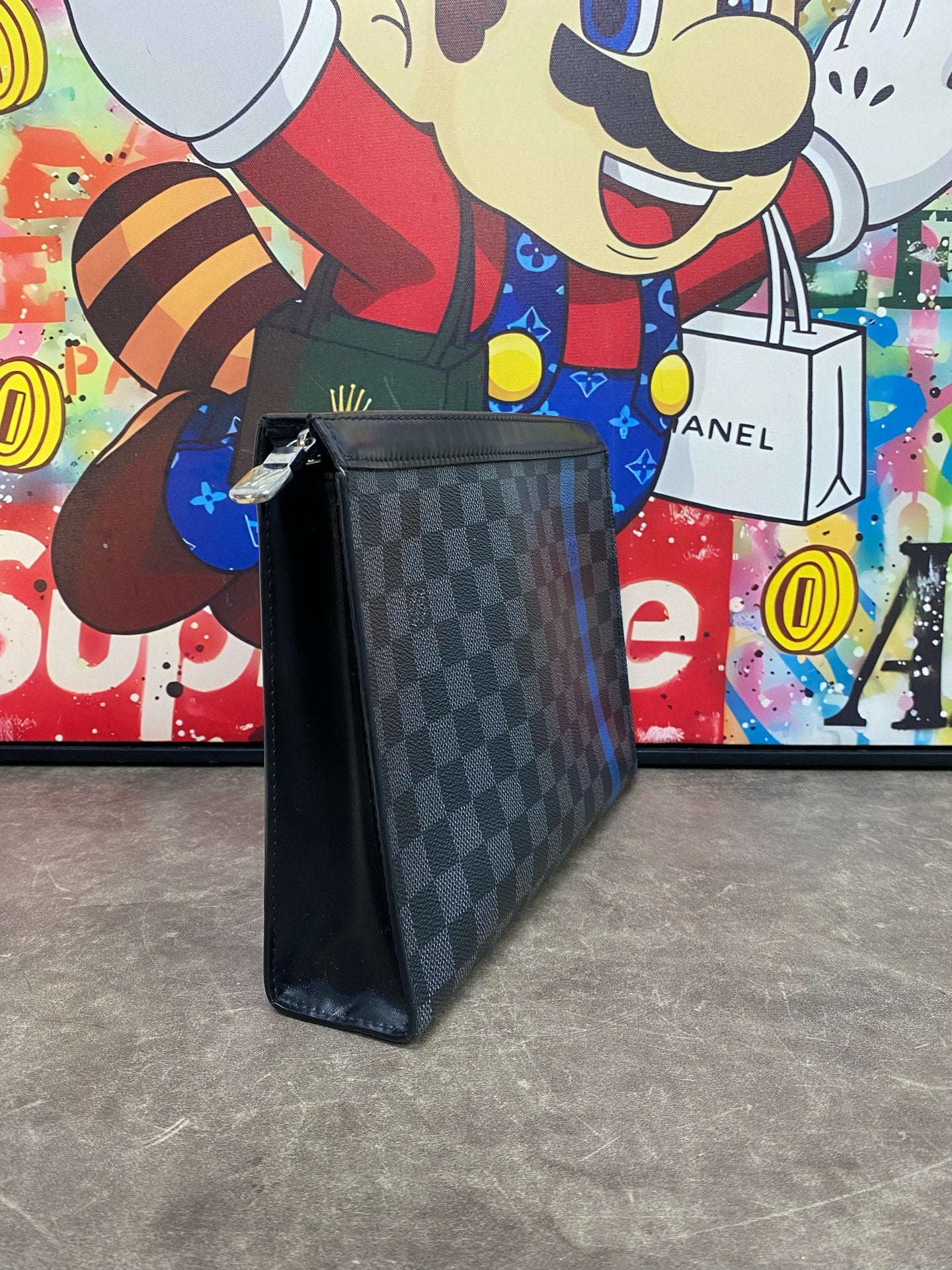 Louis Vuitton Blue Clutch