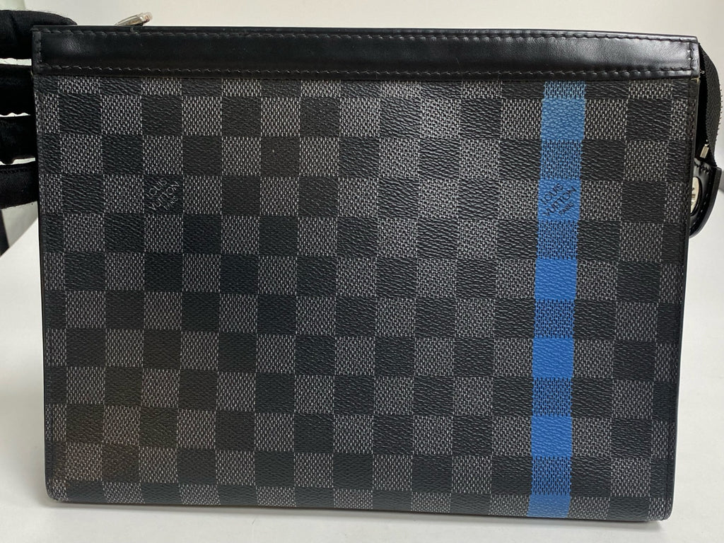 Louis Vuitton Blue Clutch