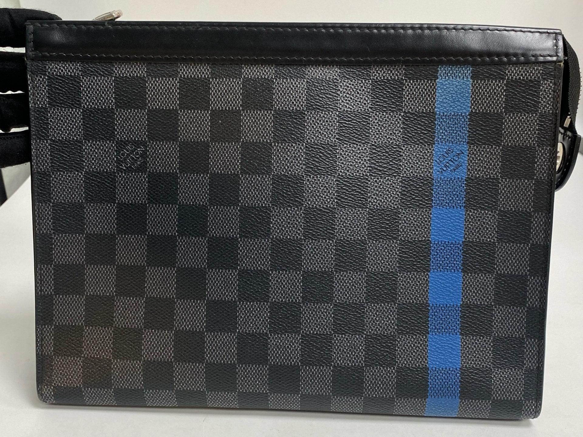 Louis Vuitton Blue Clutch