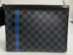 Louis Vuitton Blue Clutch