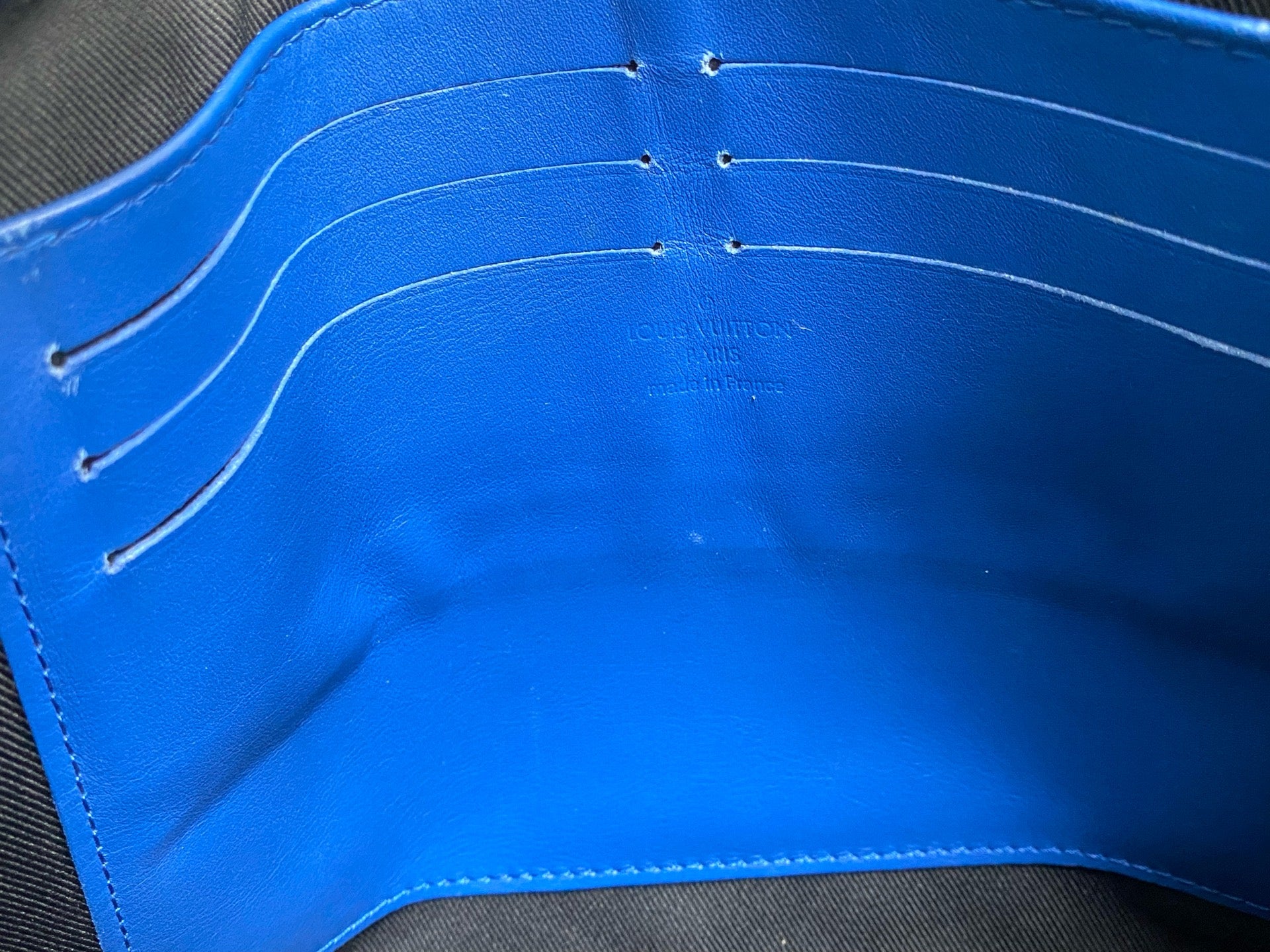Louis Vuitton Blue Clutch