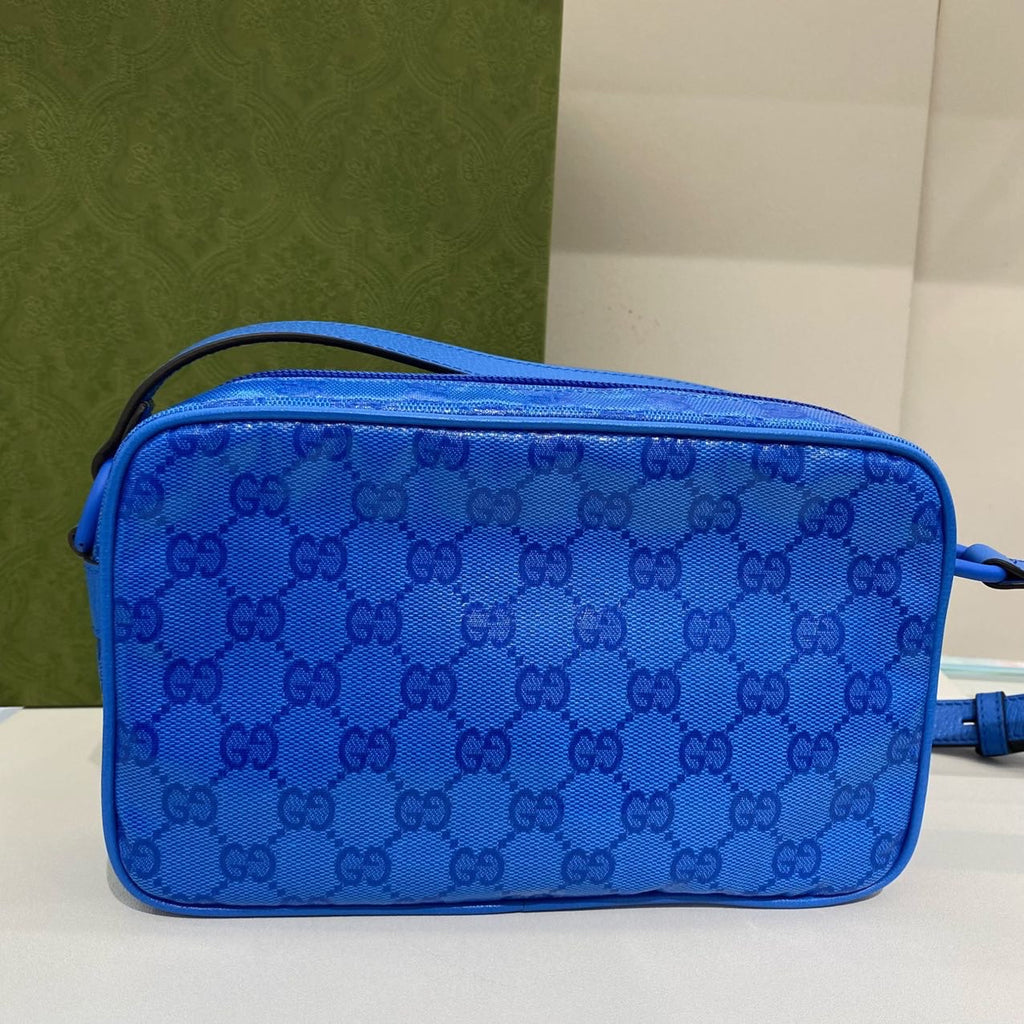 Gucci Shoulder bag Canvas Blue 760342FACK54344