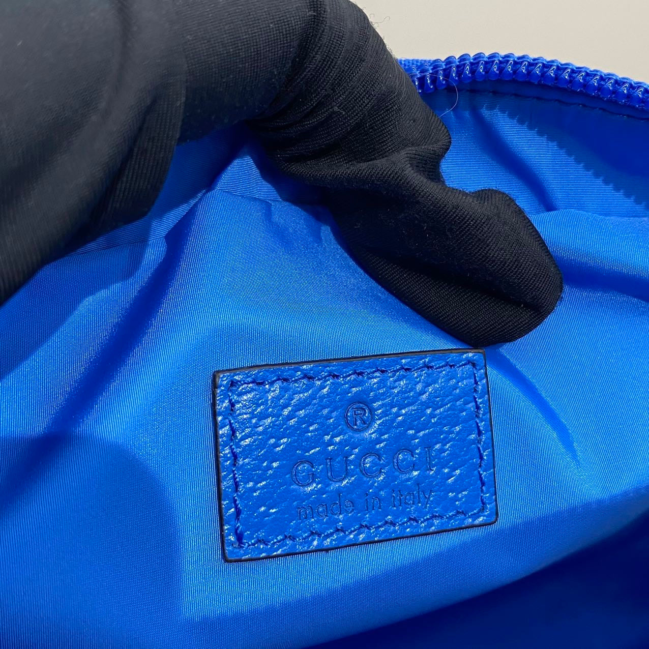 Gucci Shoulder bag Canvas Blue 760342FACK54344