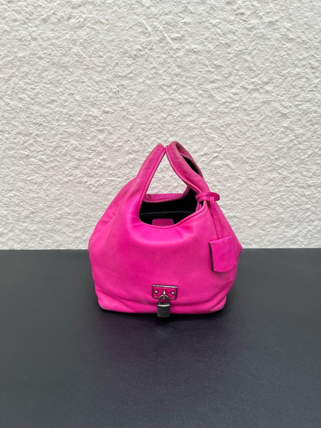 Loewe Pink Bucket & Drawstring Bag