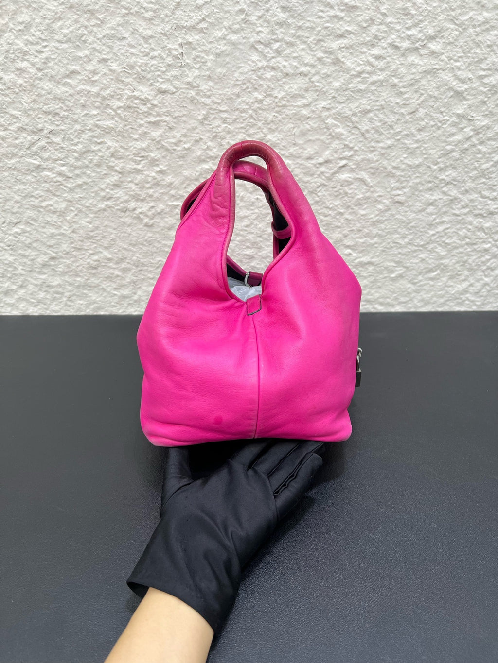 Loewe Pink Bucket & Drawstring Bag