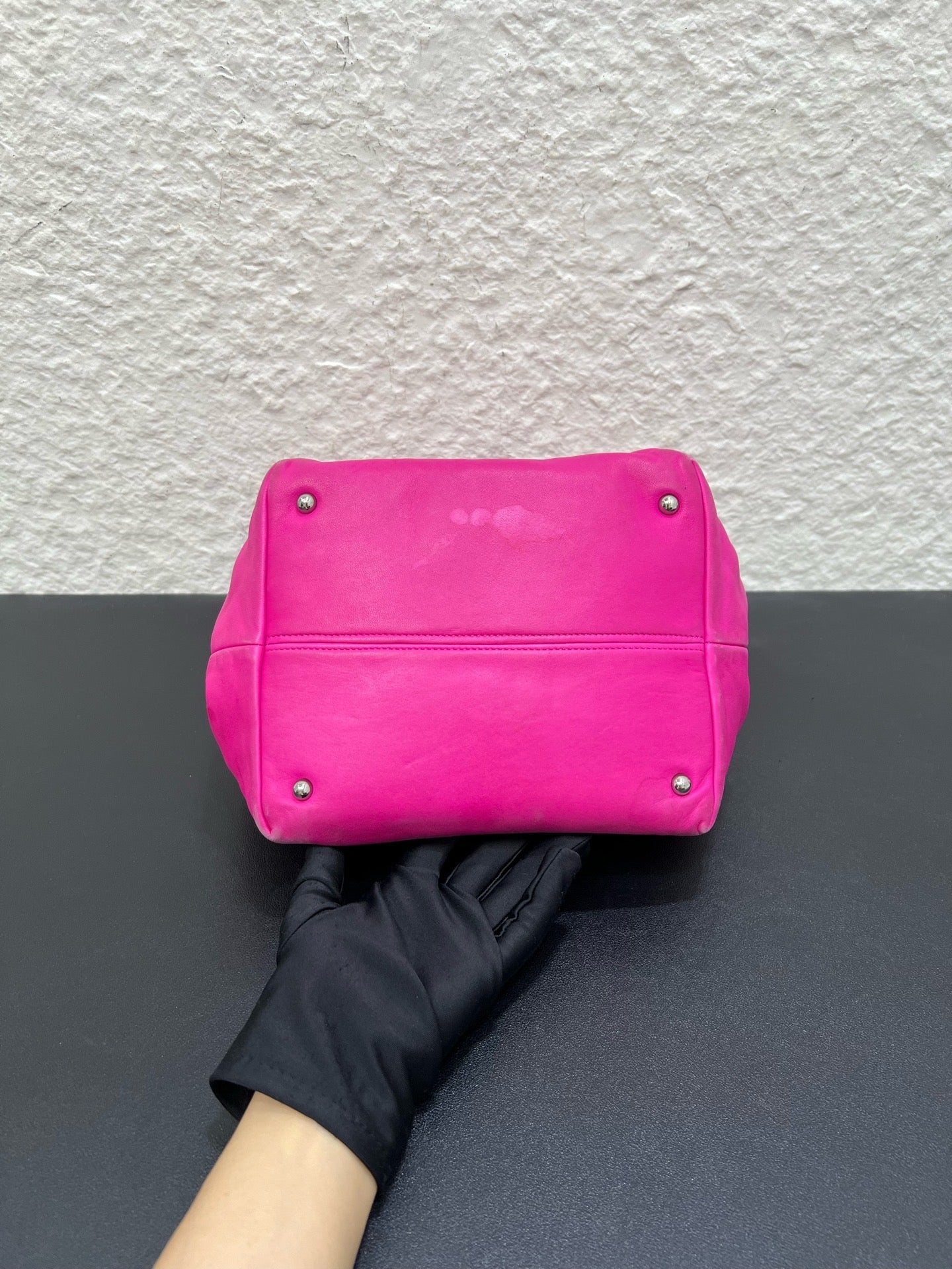 Loewe Pink Bucket & Drawstring Bag