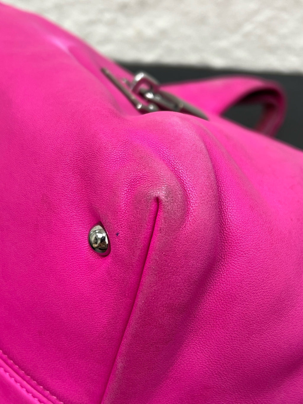 Loewe Pink Bucket & Drawstring Bag