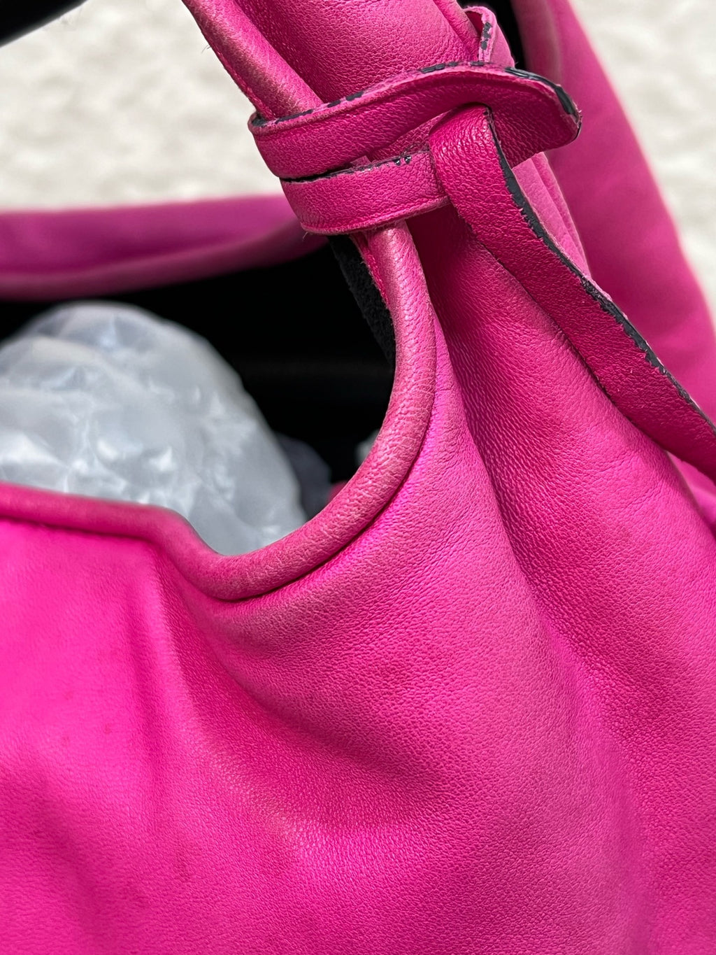 Loewe Pink Bucket & Drawstring Bag