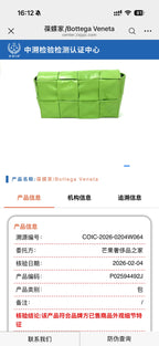Bottega Veneta Green Crossbody