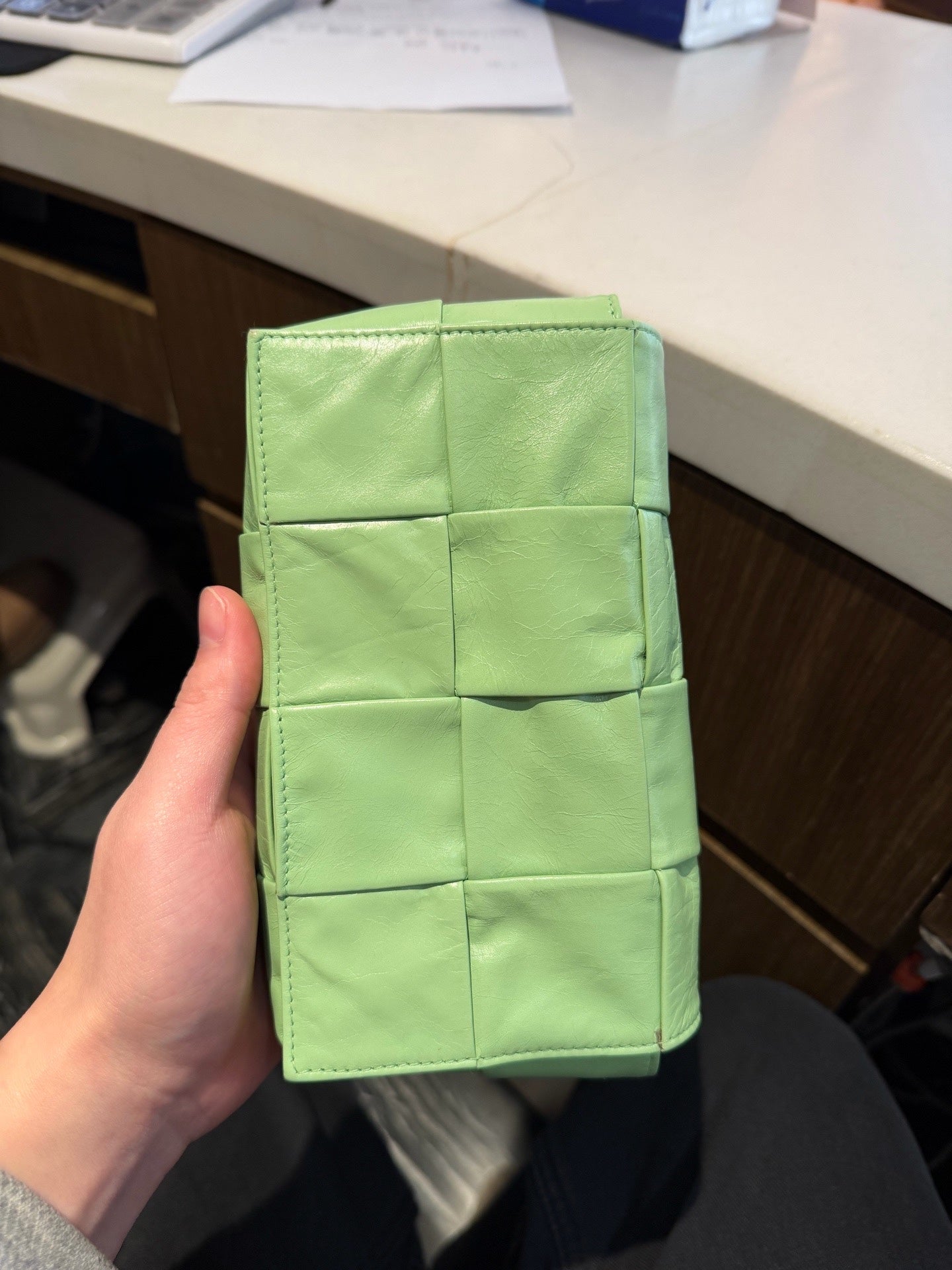 Bottega Veneta Green Crossbody