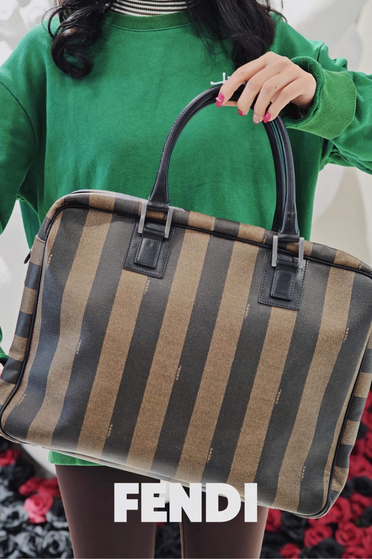 Fendi Brown Satchel