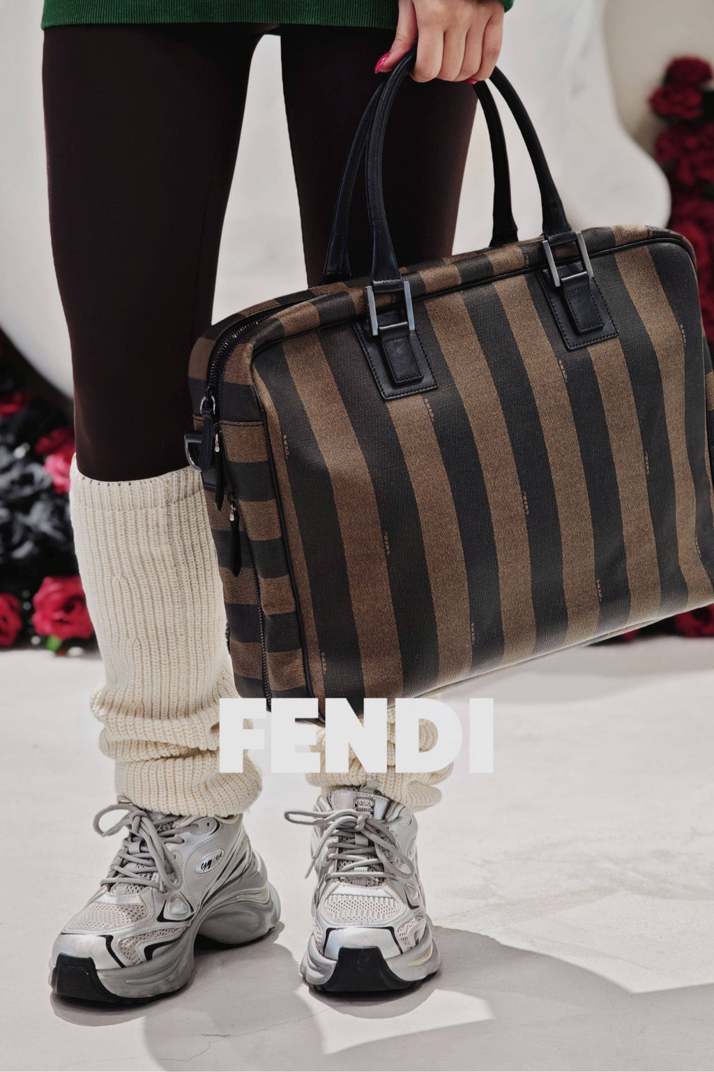 Fendi Brown Satchel