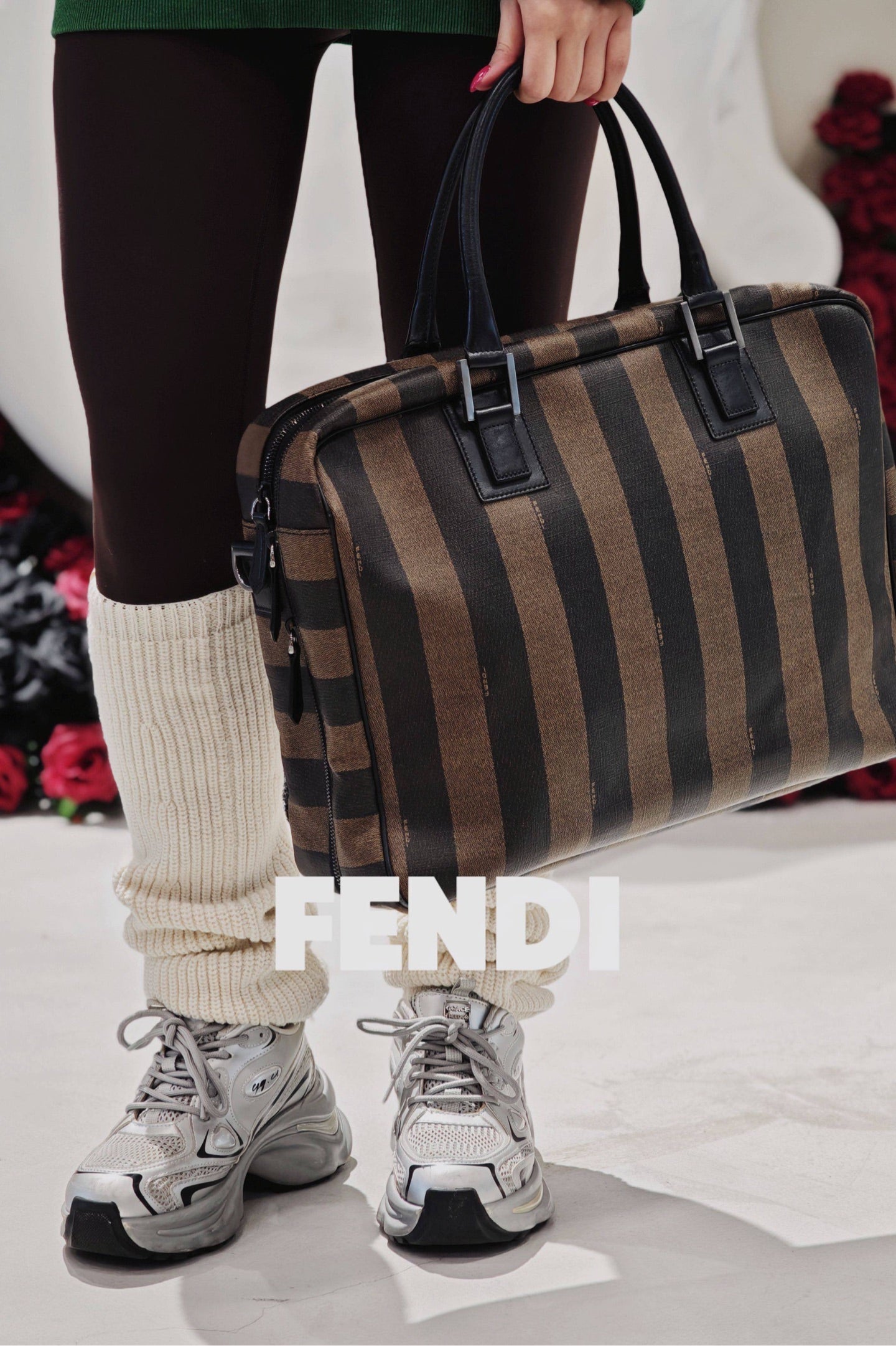 Fendi Brown Satchel
