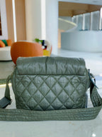 Chanel Green Messenger Bag