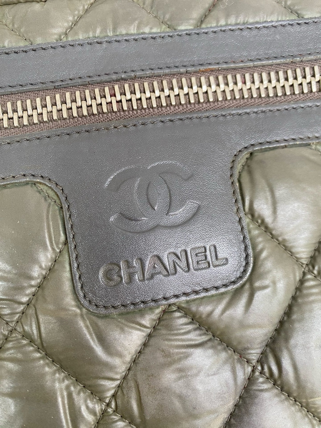 Chanel Green Messenger Bag