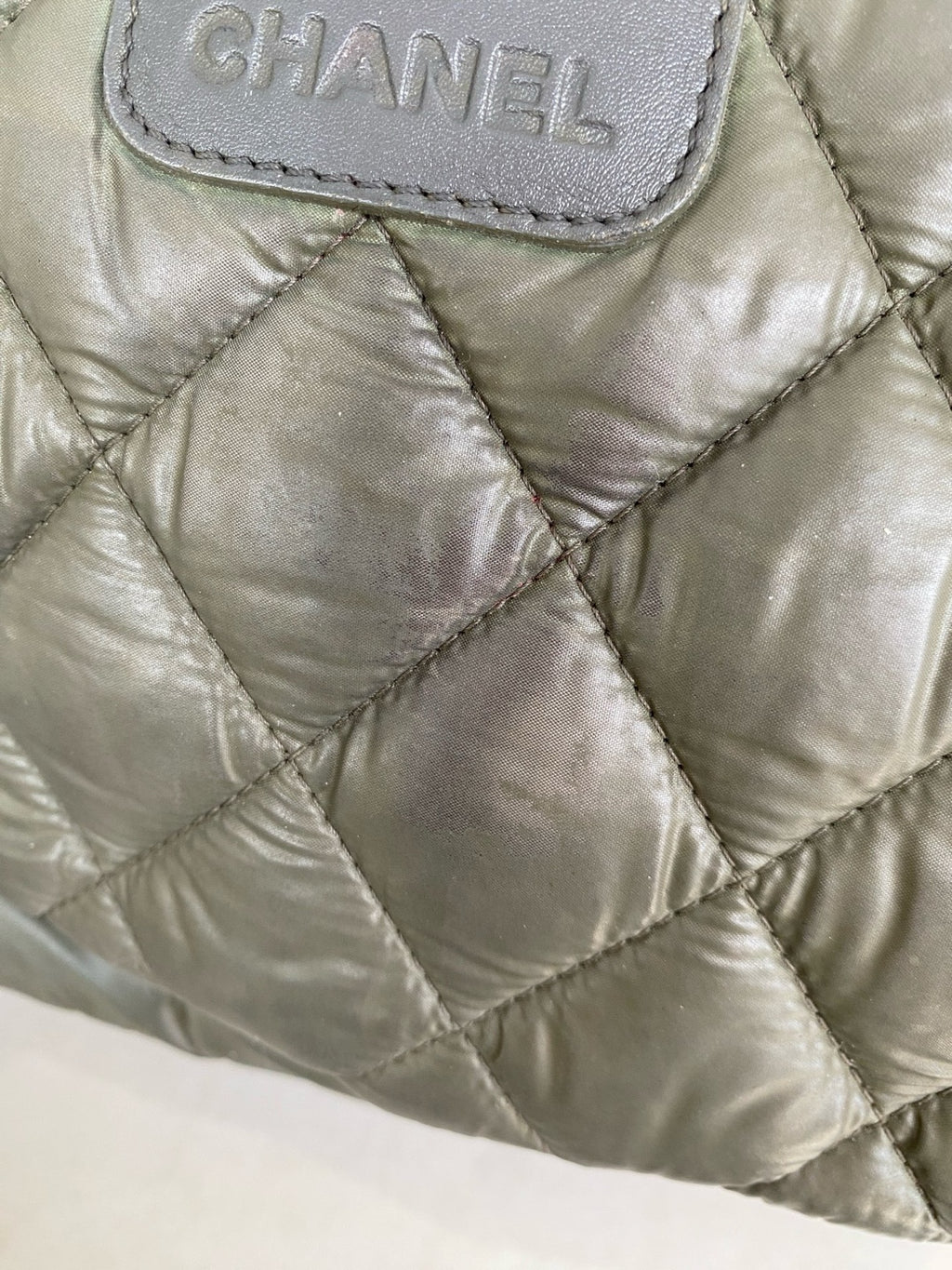 Chanel Green Messenger Bag