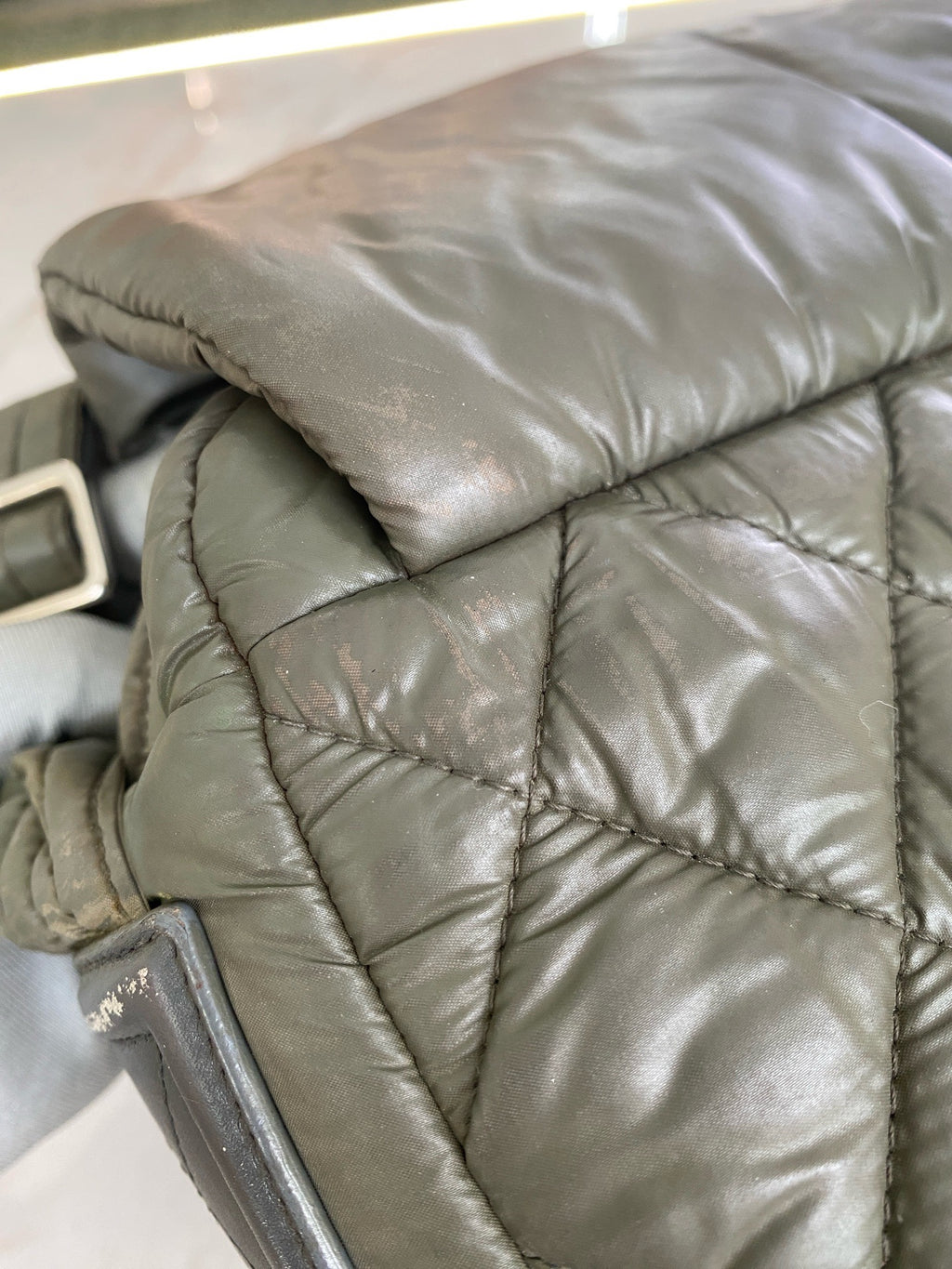 Chanel Green Messenger Bag